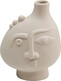 Wazon ceramiczny SPHERICAL FACE RIGHT 16 - beżowy