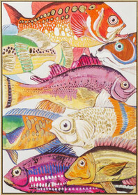 Obraz na płótnie FISH MEETING ONE 75x100