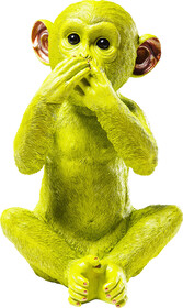 Skarbonka MONKEY IWAZARU - limonkowy