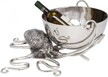 Cooler do butelek OCTOPUS 46 - srebrny
