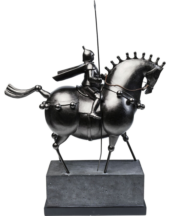 Figurka dekoracyjna BLACK KNIGHT - czarny