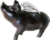 Skarbonka ROCKSTAR PIG - czarny