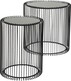 Side Table Wire Black Ř44cm (2/Set)