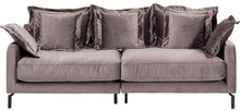 Sofa 3 osobowa szara nogi czarne 222x102 cm