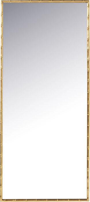 Lustro wiszące HIPSTER BAMBOO 80x180 - złoty
