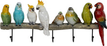 Wieszak ścienny EXOTIC BIRDS - multikolor
