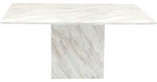 Stół ARTISTICO MARBLE 160x90 - biały