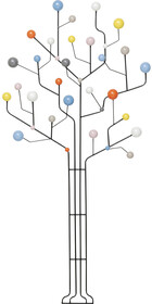 Wieszak ścienny metalowy 84x170 cm