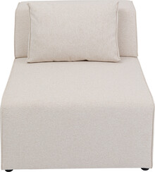 Sofa modułowa element środkowy 80x100 cm kremowy