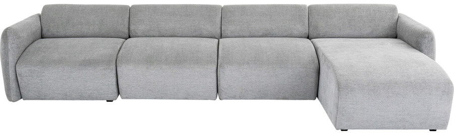 Narożnik modułowy prawy LUCCA 331 cm - szary