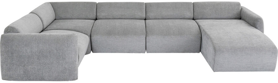 Narożnik modułowy prawy LUCCA 1 328 cm - szary