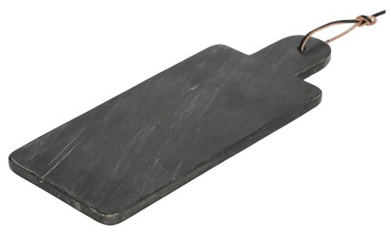 Deska do serwowania marmurowa czarna 38x15 cm
