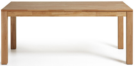 Stół rozkładany naturalny drewniany dąb 180-260x90 cm