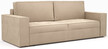 Sofa 3-osobowa rozkładana z funkcją spania LEO 247x99 cm - beżowy