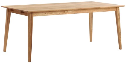 Stół naturalny drewno dąb 180x90 cm