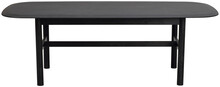 Stolik kawowy HAMMOND 135x62 cm - czarny