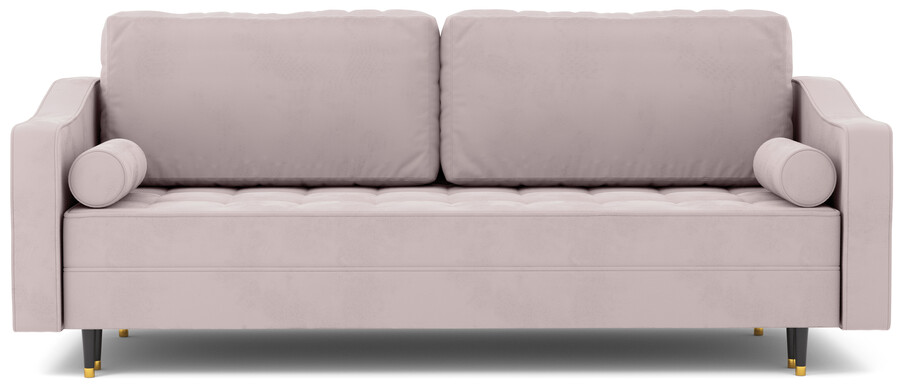 Sofa 3-osobowa rozkładana  z funkcją spania ZYIA 218x103 cm - lawendowy