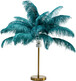 Lampa stołowa FEATHER PALM - zielony/złoty