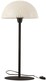 Lampa stołowa metalowa czarna klosz ażurowy biały Ø27x59 cm