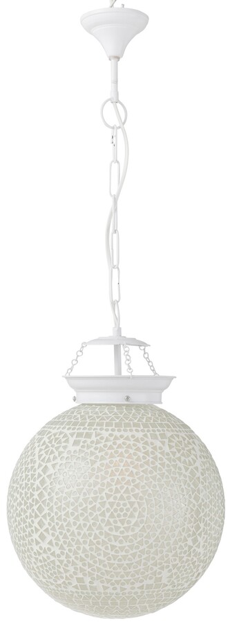 Lampa wisząca Eki Mosai A Ø35 cm biała