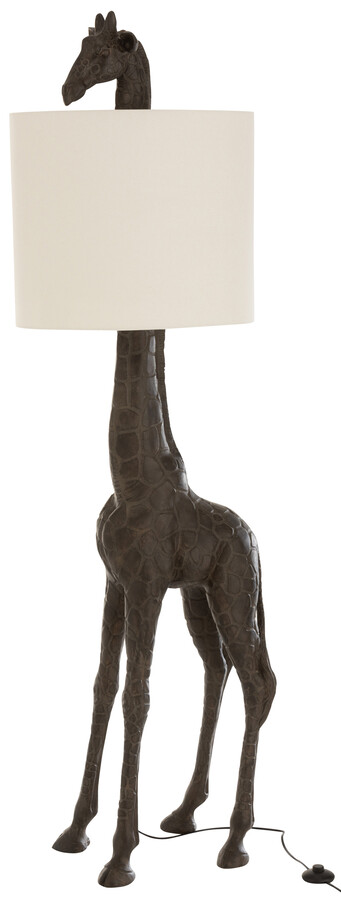 Lampa podłogowa Giraffe 55x179 cm ciemnobrązowa