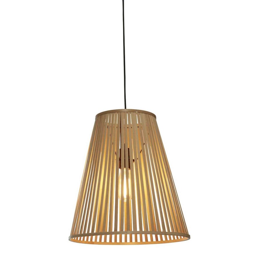 Lampa wisząca bambusowa MERAPI L 40x42 - naturalny