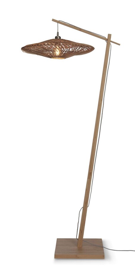 Lampa podłogowa rattanowa ZANZIBAR L 55x14 - naturalny