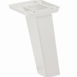 Nóżka K441 z płytką montażową - biały mat / wys. 12 cm    Wymiary: - płytka montażowa: 7x7,5 cm - wysokość: 12 cm   Materiał: tworzywo sztuczne...