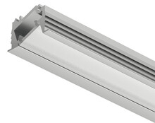 Oświetlenie LED Profil wpuszczany LOOX5 1106 do taśm LED 5 mm - aluminium/biały / dł. 300 cm - Häfele