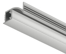 Oświetlenie LED Profil wpuszczany LOOX5 1107 do taśm LED 5 mm - aluminium/biały / gł. 23.5 mm / dł. 300 cm - Häfele