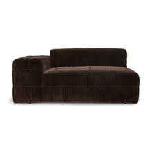 Sofa BRUT: element lewy - royal velvet espresso