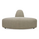 Sofa JAX: element narożny - kremowy