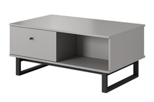 Stolik kawowy AVIO E 100x60 - szary platynowy
