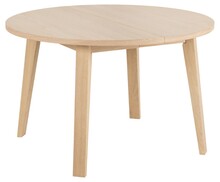 Stół okrągły rozkładany A-LINE 120/220x75 - naturalny