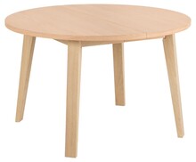 Stół okrągły rozkładany A-LINE 120/220x75 - naturalny