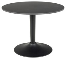 Stolik kawowy okrągły MALTA 60 cm - czarny