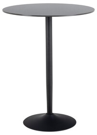 Stół barowy okrągły MALTA 80 cm - czarny