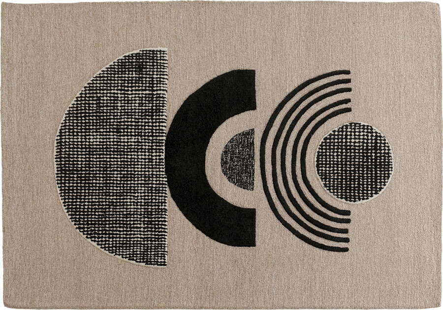 Dywan wełniany MOON PARTS 240x170 - beżowy