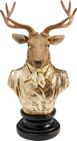 Figurka dekoracyjna GENTLEMAN DEER - złoty