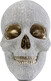 Skarbonka SKULL CRYSTALS - srebrny