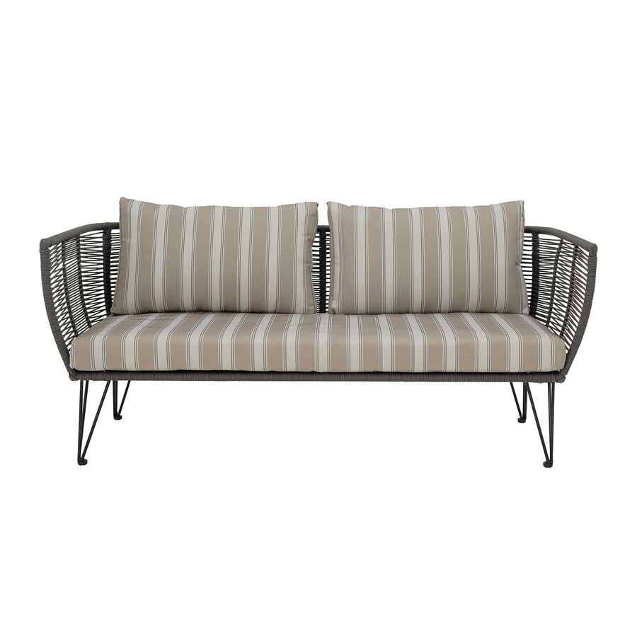 Sofa ogrodowa MUNDO 175x74 cm - beżowy/zielony