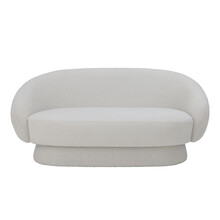 Sofa 2-osobowa TED 160x84 cm - biały