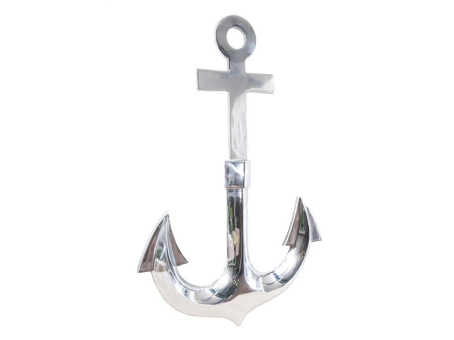 Dekoracja ścienna ANCHOR 70 - srebrny