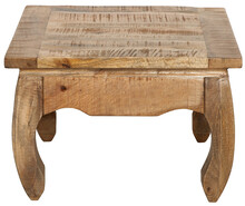 Stolik drewniany OPIUM ANTIQUE 60x60 - mango