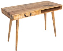 Biurko drewniane RETRO 120x50 - naturalny