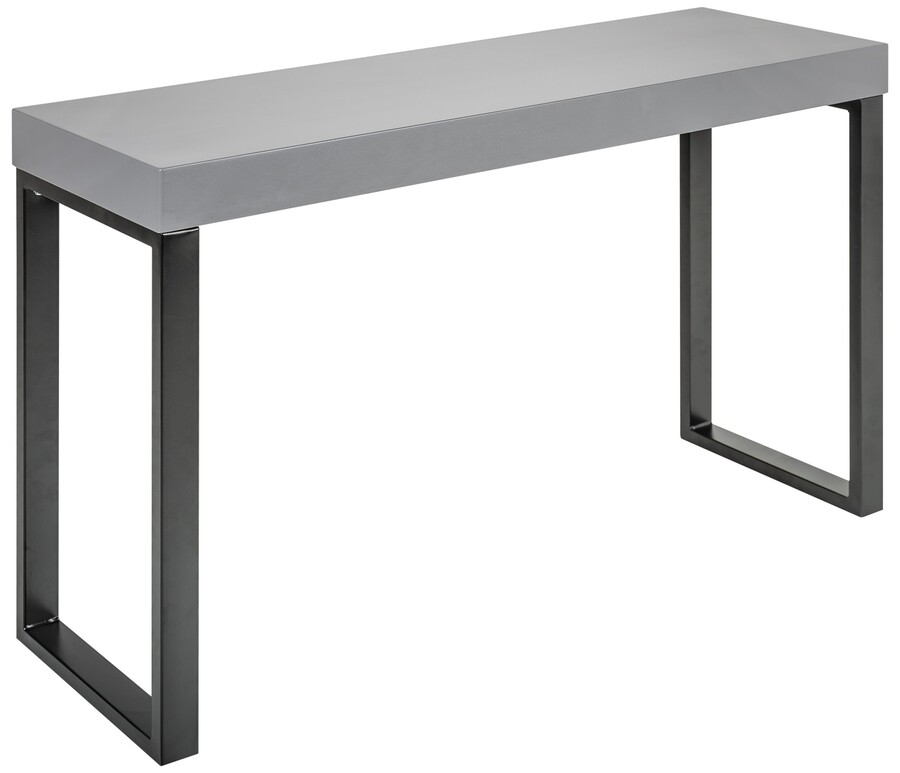 Biurko GREY DESK 120x40 - szary/czarny