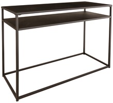 Konsole czarna 100x40x80 cm z metalu