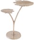 Stolik pomocniczy GINKGO LEAFS 52x34 - srebrny