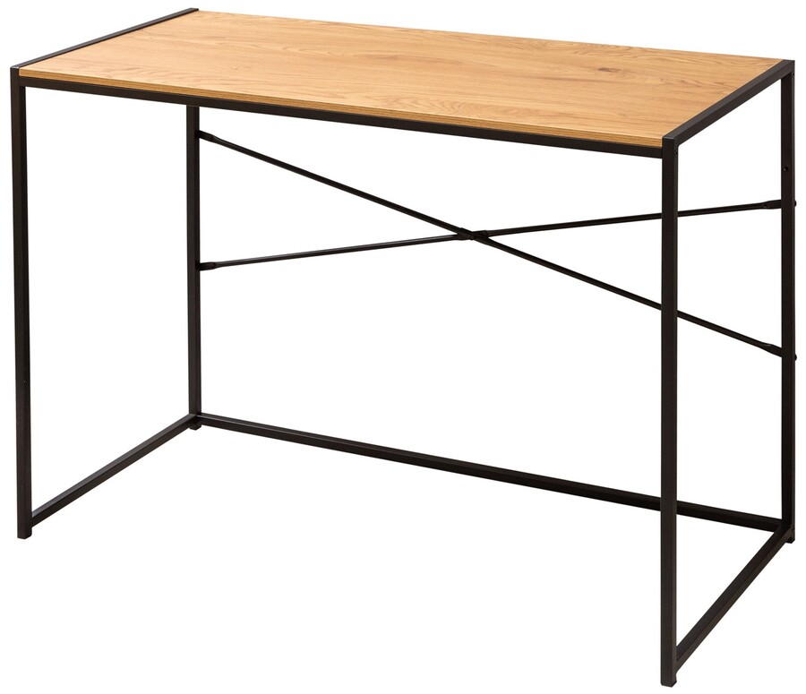 Biurko SLIM LINE 100x45 - dziki dąb/czarny