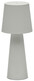 Lampa stołowa metalowa ARENYS 40 cm - szary